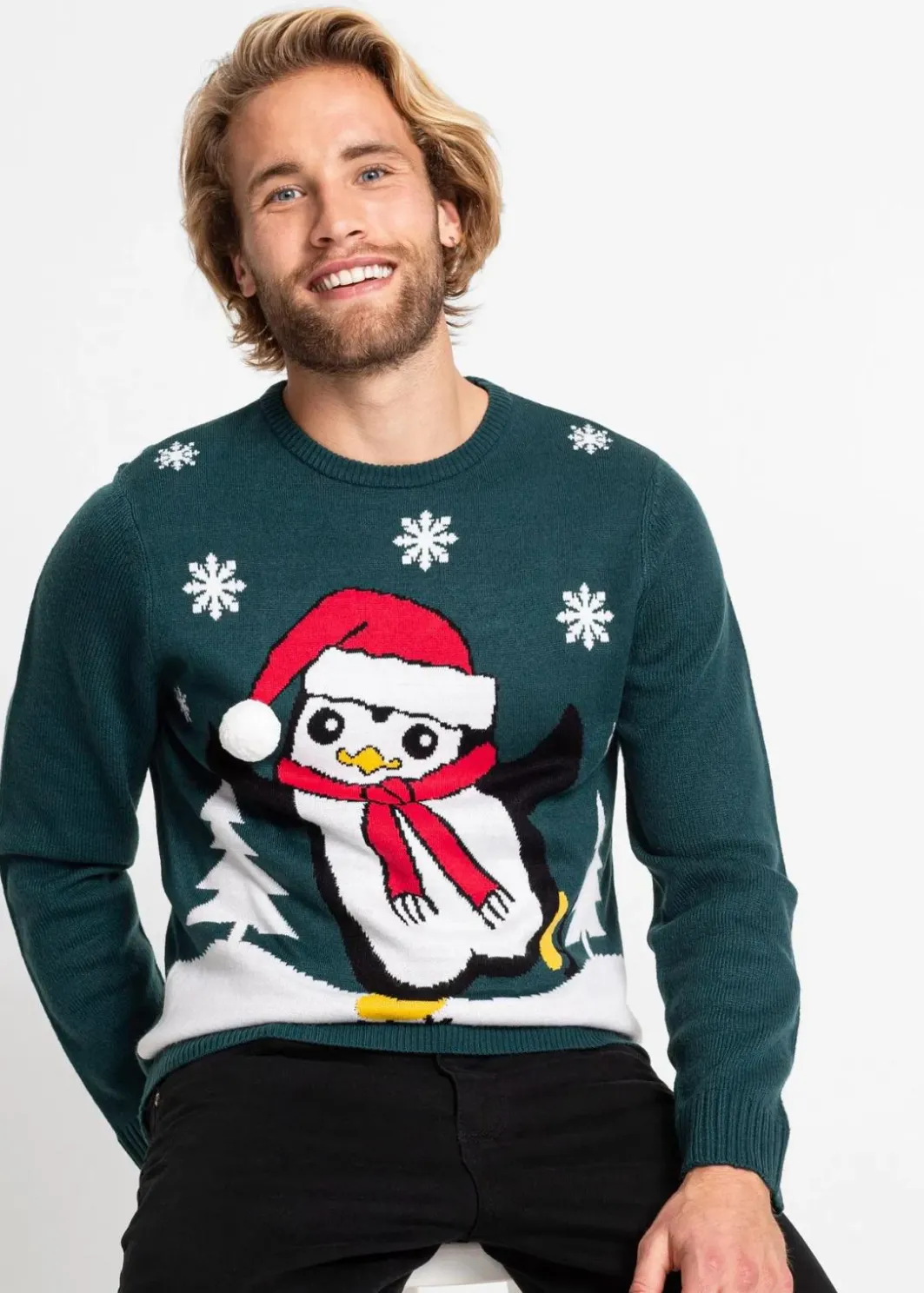 Discount Pullover mit Weihnachtsmotiv Herren Pullover & Strickjacken|Große Größen