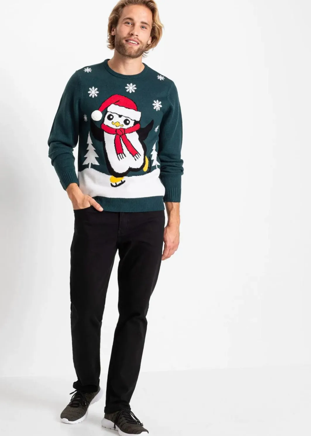 Discount Pullover mit Weihnachtsmotiv Herren Pullover & Strickjacken|Große Größen