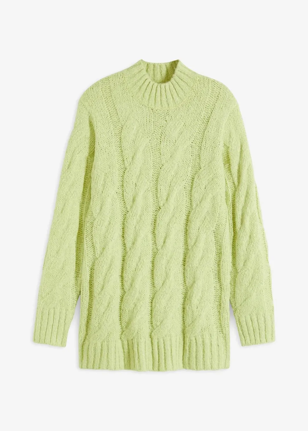 Damen bonprix Pullover & Strickjacken|Strickmode|Pullover mit Zopfmuster