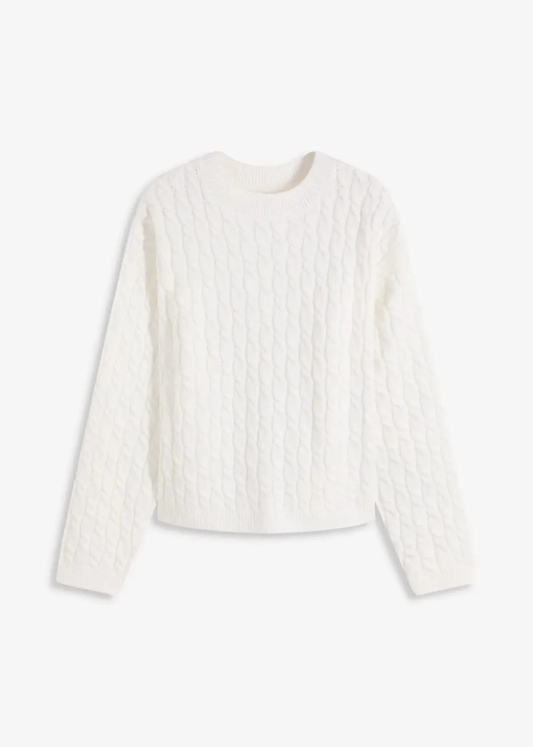 Damen bonprix Bekleidung·Umstandsmode|Bekleidung·Jeans|Pullover mit Zopfmuster