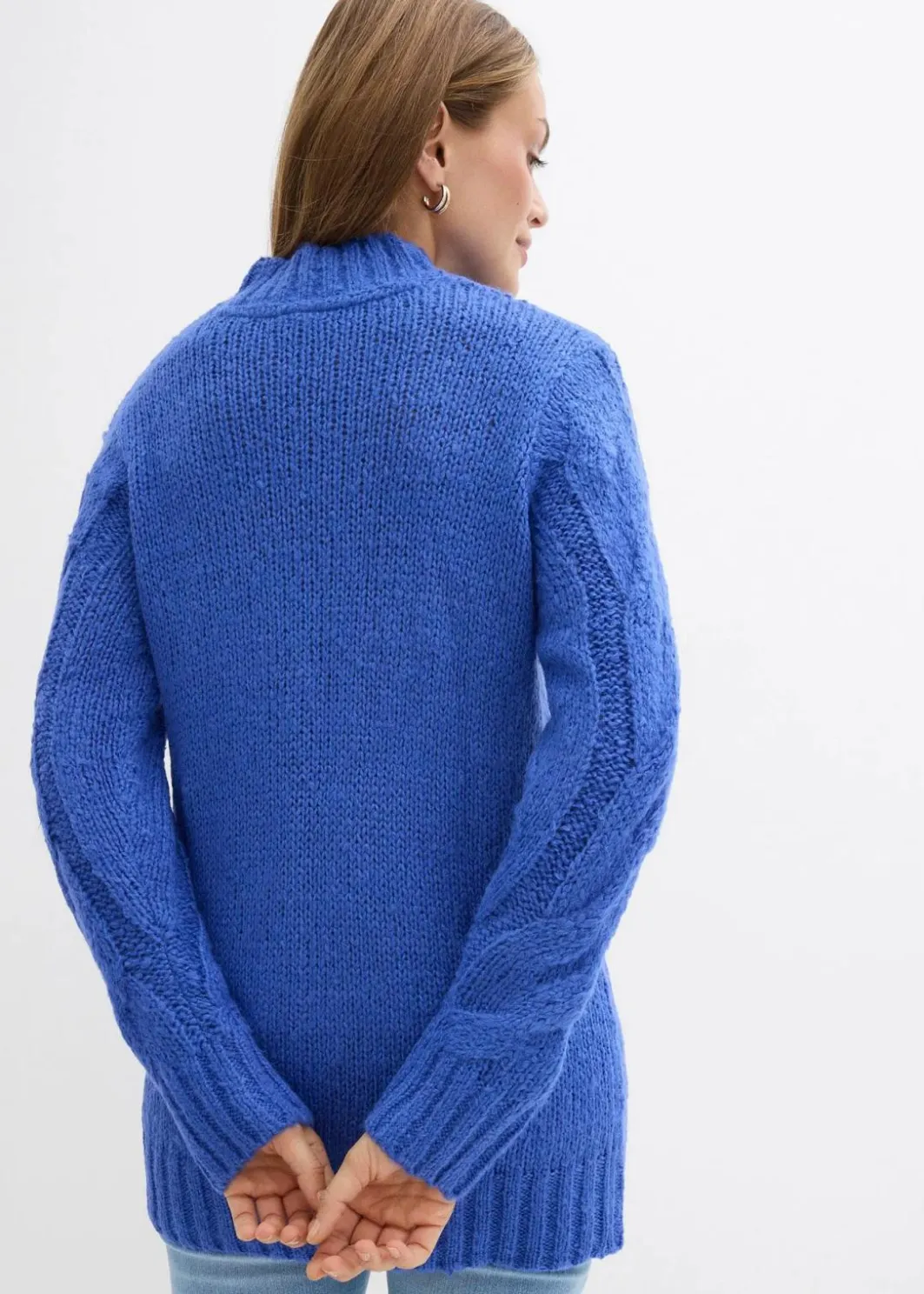 Damen bonprix Bekleidung·Umstandsmode|Strickmode|Pullover mit Zopfmuster