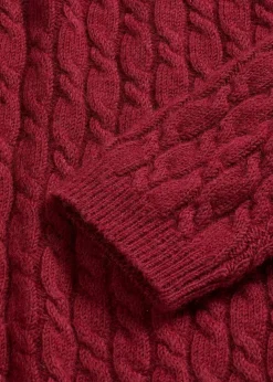 Best Pullover mit Zopfmuster Damen Pullover & Strickjacken|Strickmode
