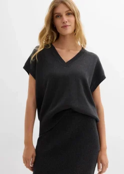 Damen bonprix Bekleidung·Umstandsmode|Bekleidung·Jeans|Pullunder aus reiner Baumwolle