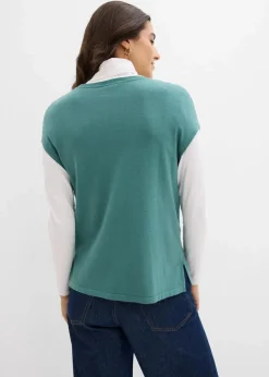 Damen bonprix Bekleidung·Umstandsmode|Bekleidung·Jeans|Pullunder aus softem Viskose-Mix