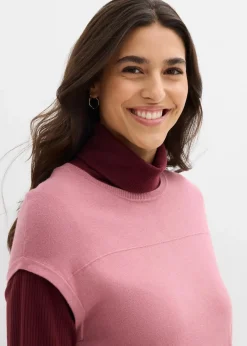 Pullunder aus softem Viskose-Mix Damen Pullover & Strickjacken|Strickmode
