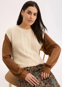 Damen bonprix Bekleidung·Umstandsmode|Bekleidung·Jeans|Pullunder mit Baumwollanteil