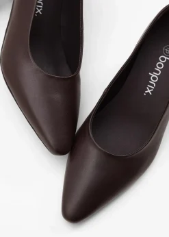 Damen bonprix Pumps|Pumps aus Leder
