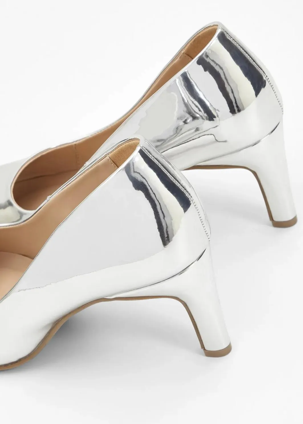 Damen bonprix Pumps|Festliche Mode|Pumps in Lack-Optik