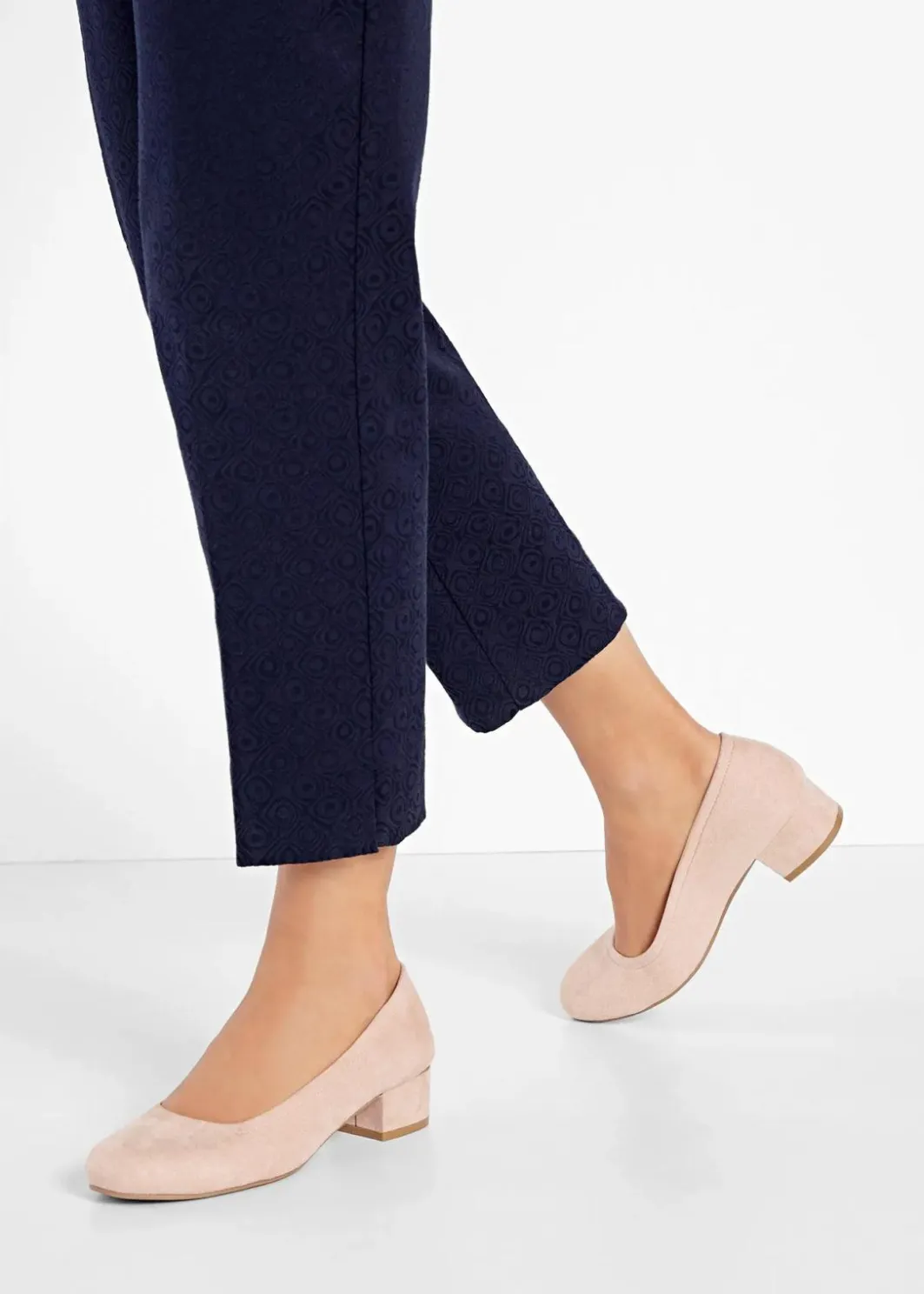 Damen bonprix Schuhe & Accessoires In Spezialgrößen·Schuhe In Übergröße|Pumps|Pumps mit Blockabsatz