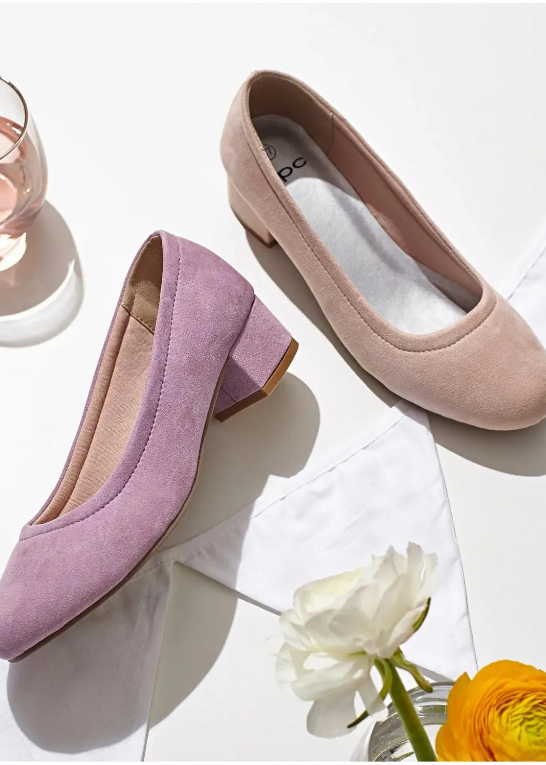 Damen bonprix Schuhe & Accessoires In Spezialgrößen·Schuhe In Übergröße|Pumps|Pumps mit Blockabsatz