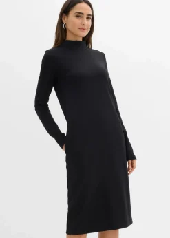 Damen bonprix Bekleidung·Röcke|Bekleidung·Pullover & Strickjacken|Punto Di Roma Kleid mit Stehkragen