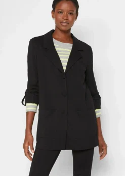 Hot Punto di Roma Longblazer aus Viskose-Mischung Damen Bekleidung·Basics|Bekleidung·Blusen & Tuniken