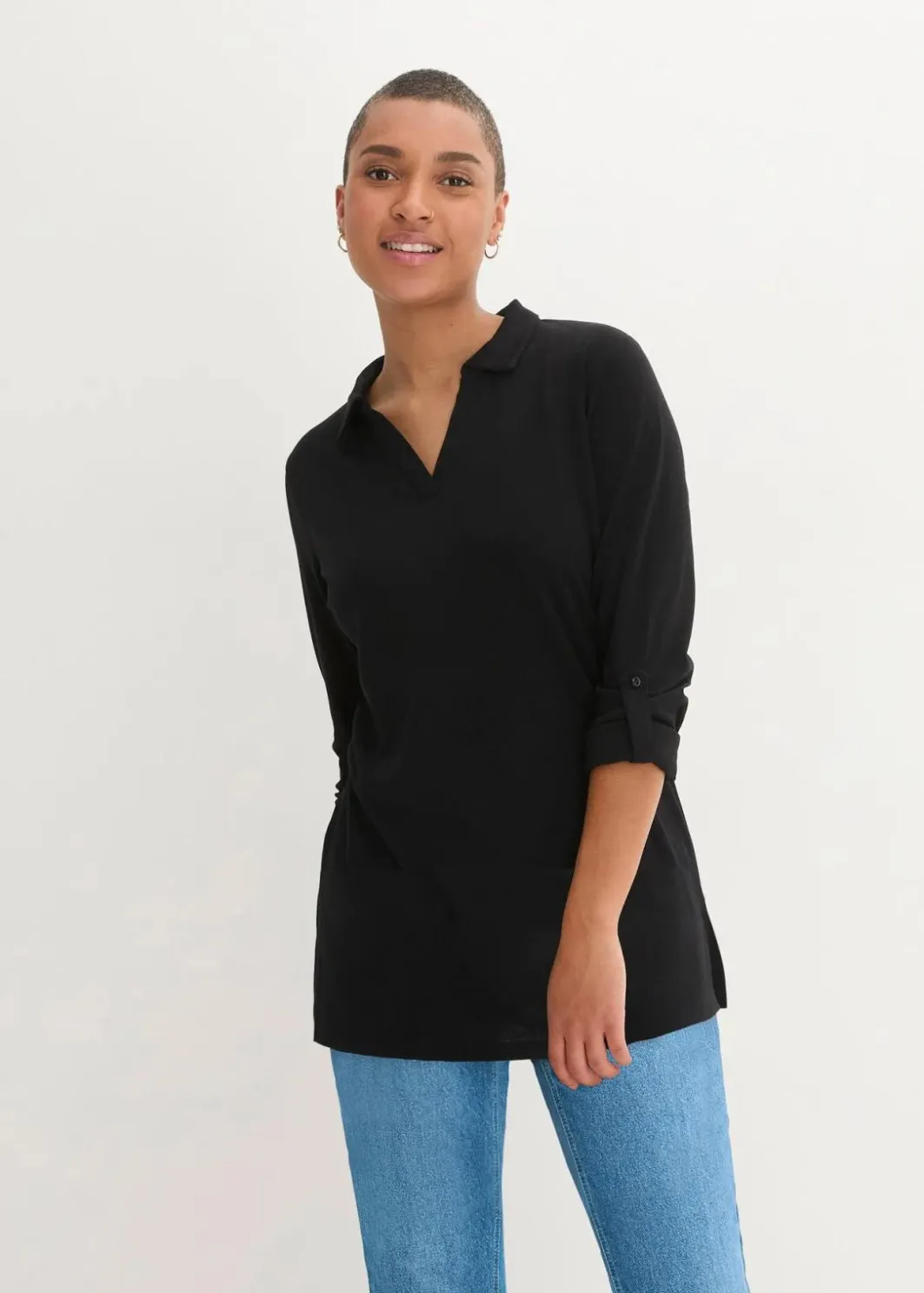 Clearance Punto di Roma Polo-Longshirt Damen Shirts & Tops