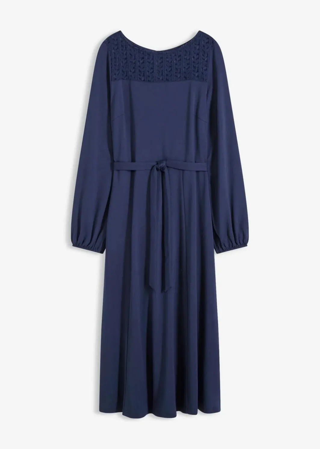 Outlet Punto Kleid mit Spitze Damen Kleider|Bekleidung·Pullover & Strickjacken