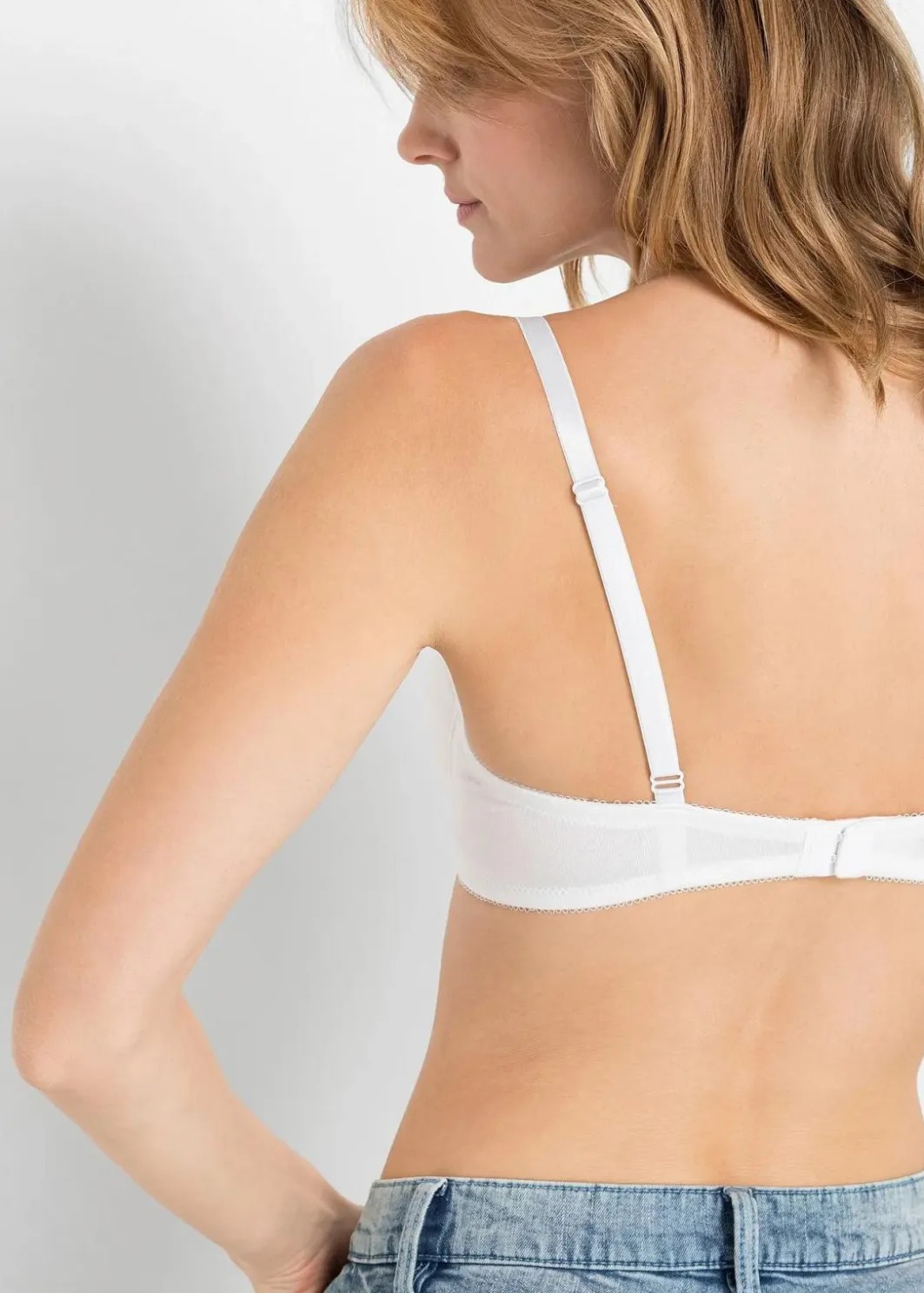 Damen bonprix Nachhaltigere Materialien|Bhs|Push-up-BH mit Bügel mit Bio-Baumwolle (2er Pack)