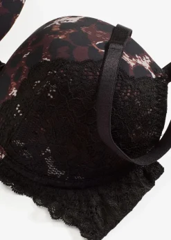 Sale Push-Up-BH mit feiner Spitze Damen Große Cups D-H|Nachhaltigere Materialien