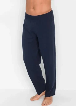 Herren bonprix Pyjamas|Große Größen|Pyjama aus reiner Baumwolle mit langen Ärmeln.