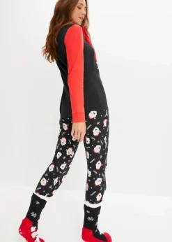 Damen bonprix Wäsche·Nachtwäsche|Nachtwäsche|Pyjama aus reiner Baumwolle