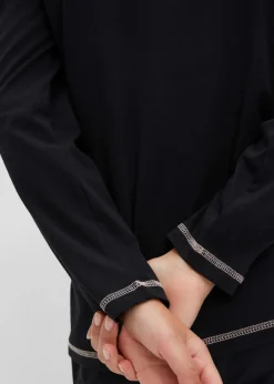 Damen bonprix Wäsche·Nachtwäsche|Nachtwäsche|Pyjama aus reiner Baumwolle