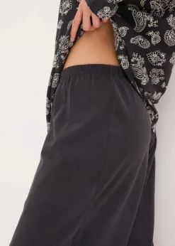 Damen bonprix Nachtwäsche|Pyjama aus reiner Baumwolle
