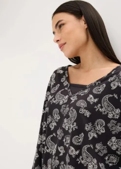 Damen bonprix Nachtwäsche|Pyjama aus reiner Baumwolle