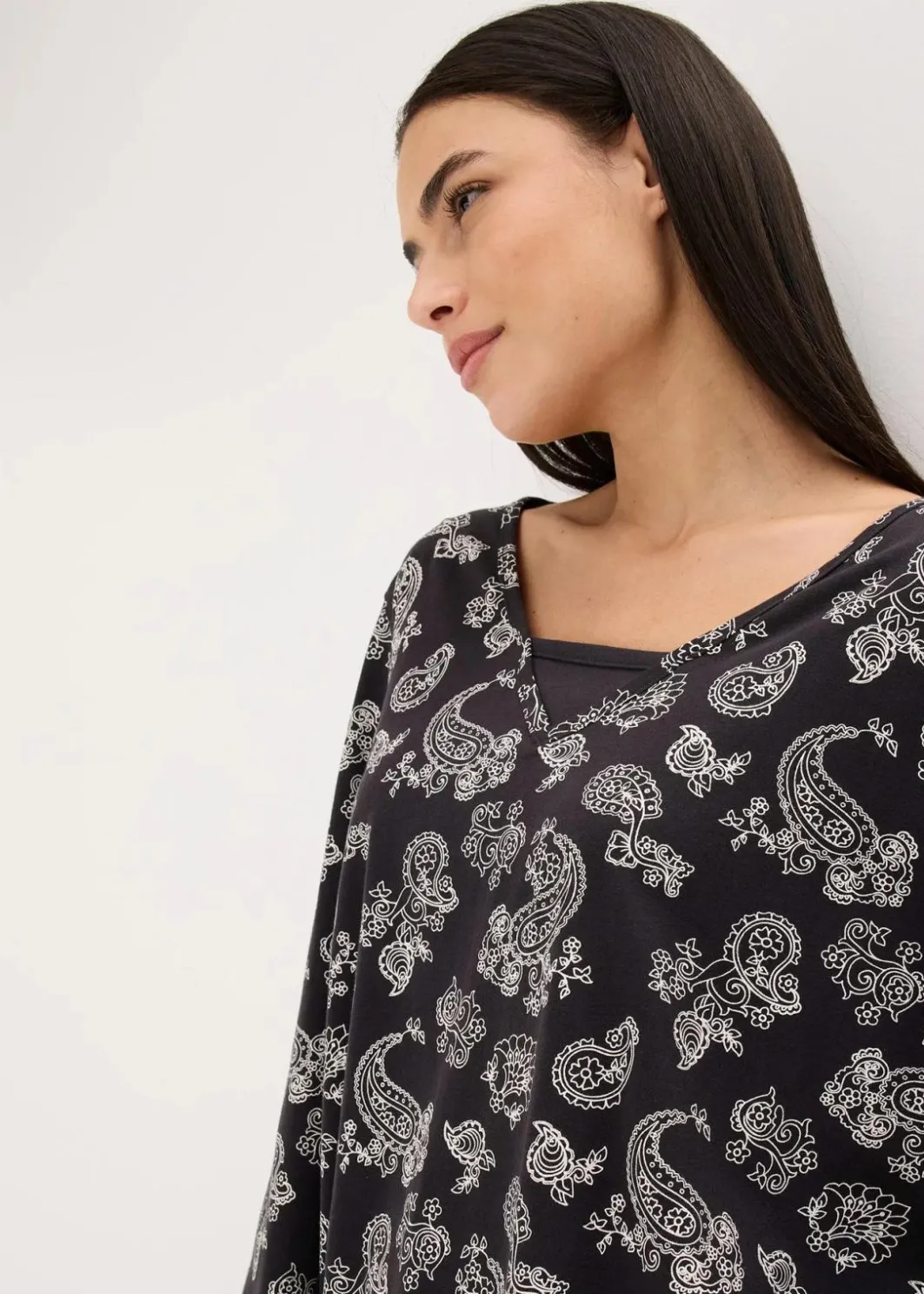 Damen bonprix Nachtwäsche|Pyjama aus reiner Baumwolle