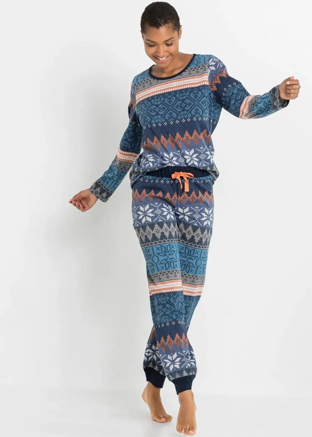 Clearance Pyjama aus reiner Bio-Baumwolle Damen Wäsche·Nachtwäsche|Nachhaltigere Materialien