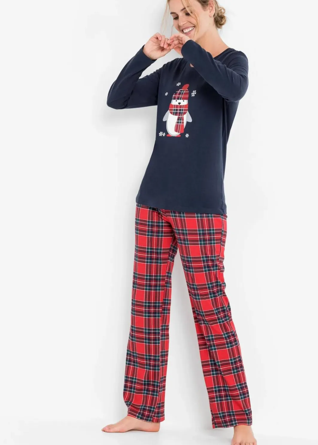 Clearance Pyjama aus reiner Bio-Baumwolle Damen Wäsche·Nachtwäsche|Nachhaltigere Materialien