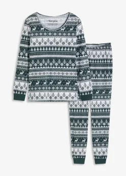 Clearance Pyjama aus reiner Bio-Baumwolle Damen Nachhaltigere Materialien|Nachtwäsche
