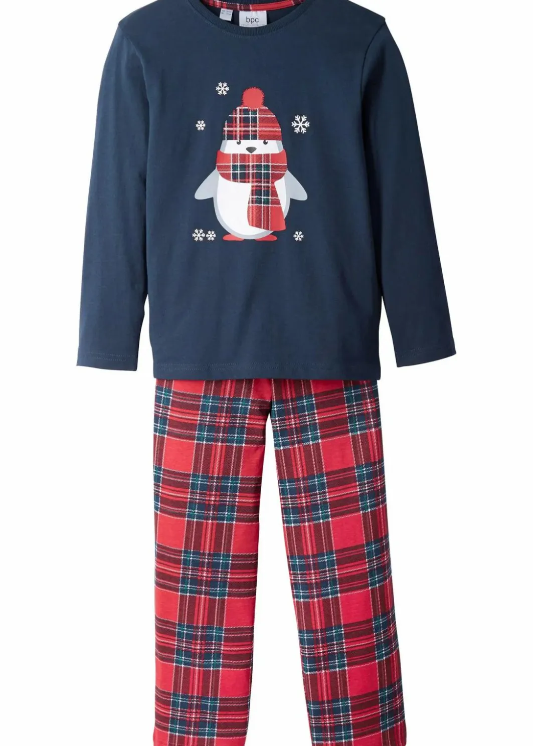 Kinder bonprix Jungen·Nachtwäsche|Mädchen·Nachtwäsche|Pyjama aus reiner Bio-Baumwolle (2-tlg. Set)