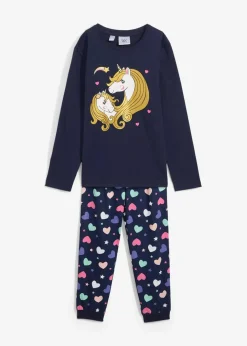Sale Pyjama aus reiner Bio-Baumwolle (2-tlg. Set) Kinder Mädchen·Nachtwäsche