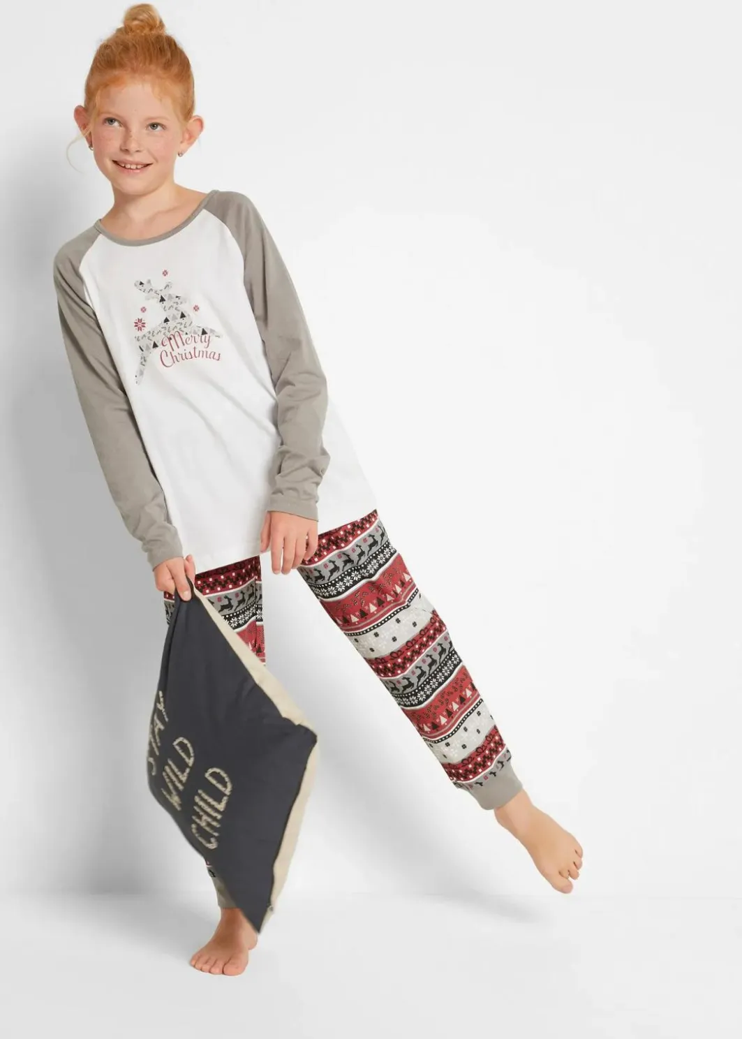 Online Pyjama aus reiner Bio-Baumwolle (2-tlg.Set) Kinder Jungen·Nachtwäsche|Mädchen·Nachtwäsche