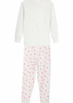 Kinder bonprix Mädchen·Nachtwäsche|Pyjama aus reiner Bio-Baumwolle (2-tlg. Set)