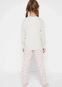 Kinder bonprix Mädchen·Nachtwäsche|Pyjama aus reiner Bio-Baumwolle (2-tlg. Set)