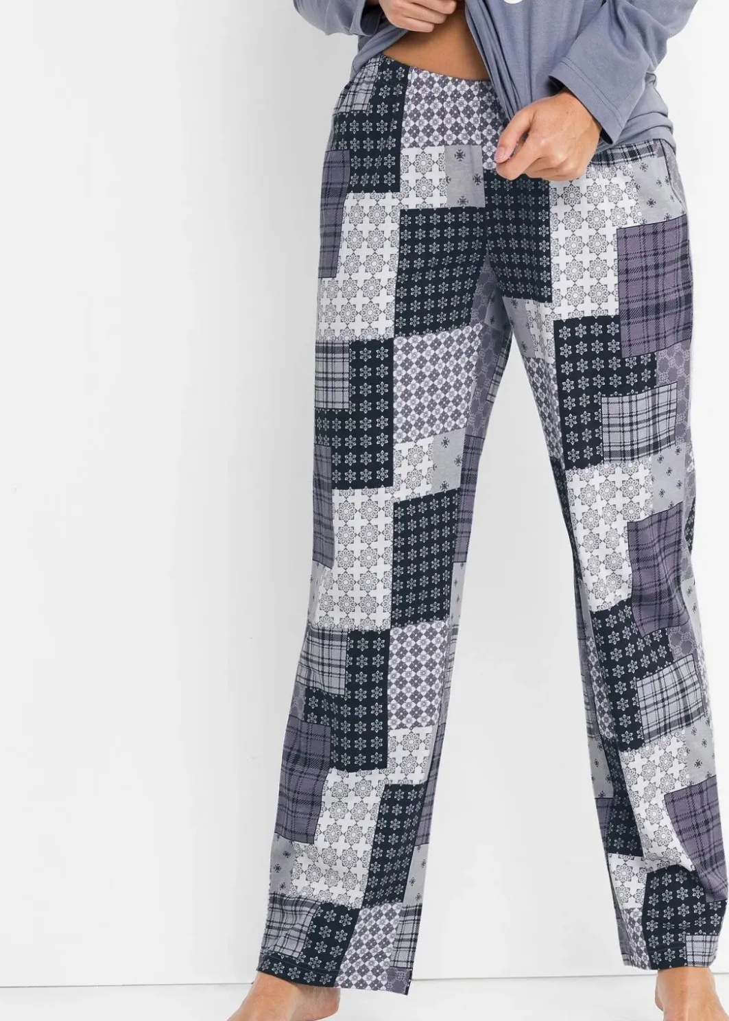 Damen bonprix Nachtwäsche|Wäsche·Nachtwäsche|Pyjama aus reiner Bio-Baumwolle