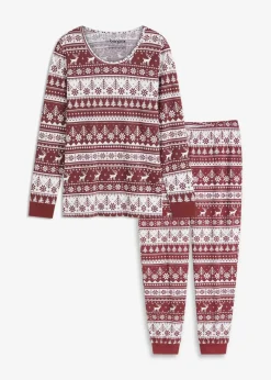 Damen bonprix Nachhaltigere Materialien|Nachtwäsche|Pyjama aus reiner Bio-Baumwolle