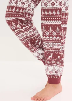 Damen bonprix Nachhaltigere Materialien|Nachtwäsche|Pyjama aus reiner Bio-Baumwolle