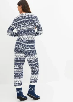 Damen bonprix Wäsche·Nachtwäsche|Nachhaltigere Materialien|Pyjama aus reiner Bio-Baumwolle