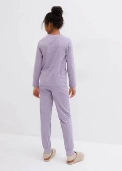 Kinder bonprix Mädchen·Nachtwäsche|Pyjama aus reiner Bio-Baumwolle (4-tlg. Set)