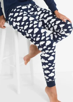Damen bonprix Wäsche·Nachtwäsche|Nachhaltigere Materialien|Pyjama aus reiner Bio-Baumwolle