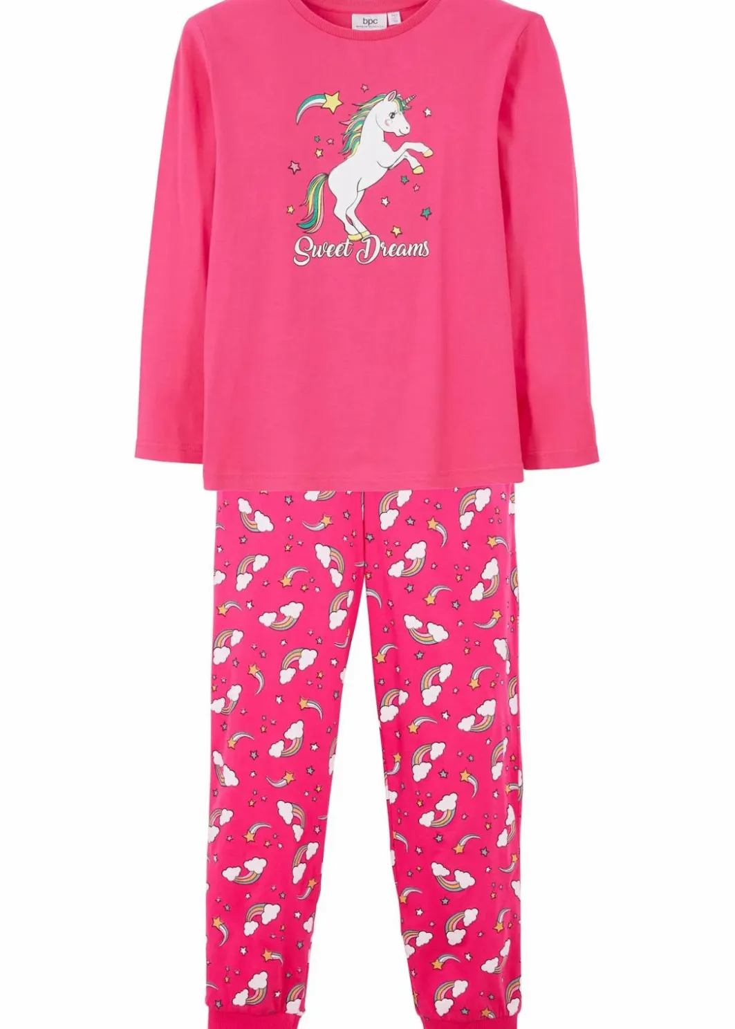Discount Pyjama aus reiner Bio-Baumwolle (2-tlg. Set) Kinder Mädchen·Nachtwäsche