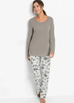 Clearance Pyjama aus reiner Bio-Baumwolle Damen Wäsche·Nachtwäsche|Nachhaltigere Materialien