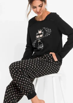 Online Pyjama aus reiner Bio-Baumwolle Damen Wäsche·Nachtwäsche|Nachhaltigere Materialien