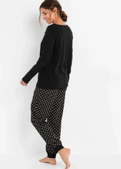 Online Pyjama aus reiner Bio-Baumwolle Damen Wäsche·Nachtwäsche|Nachhaltigere Materialien