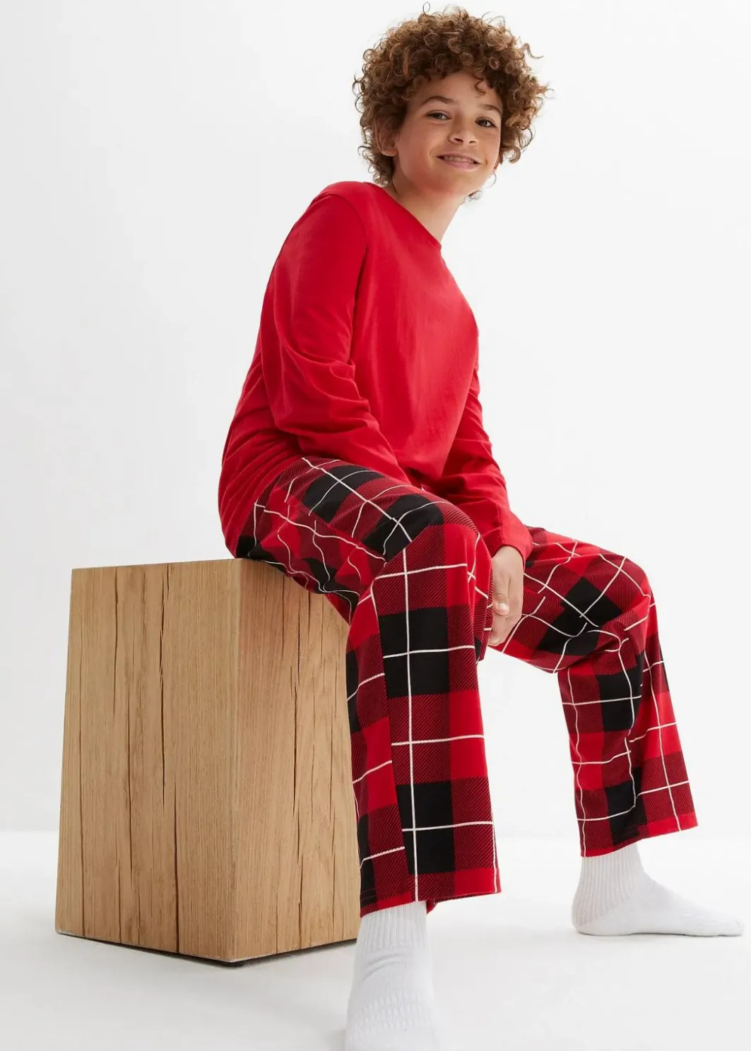 Sale Pyjama aus reiner Bio-Baumwolle (3-tlg. Set) Kinder Jungen·Nachtwäsche|Mädchen·Nachtwäsche