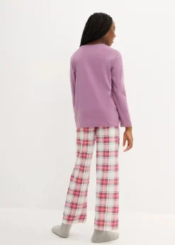 Discount Pyjama aus reiner Bio-Baumwolle (4-tlg. Set) Kinder Mädchen·Nachtwäsche