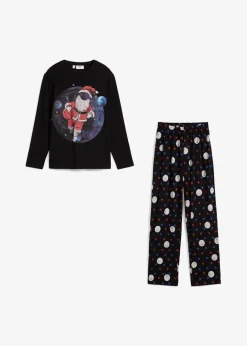 Kinder bonprix Jungen·Nachtwäsche|Pyjama aus weicher Baumwolle (2-tlg. Set)