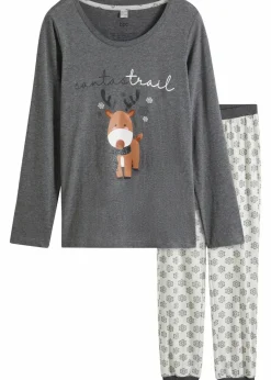 Damen bonprix Wäsche·Nachtwäsche|Nachtwäsche|Pyjama aus weicher Baumwolle
