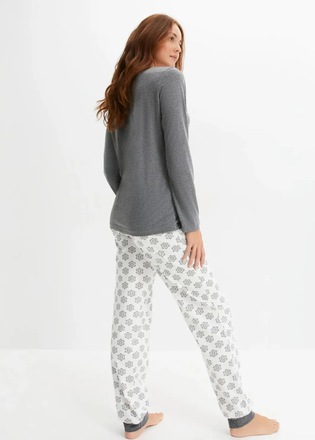 Damen bonprix Wäsche·Nachtwäsche|Nachtwäsche|Pyjama aus weicher Baumwolle