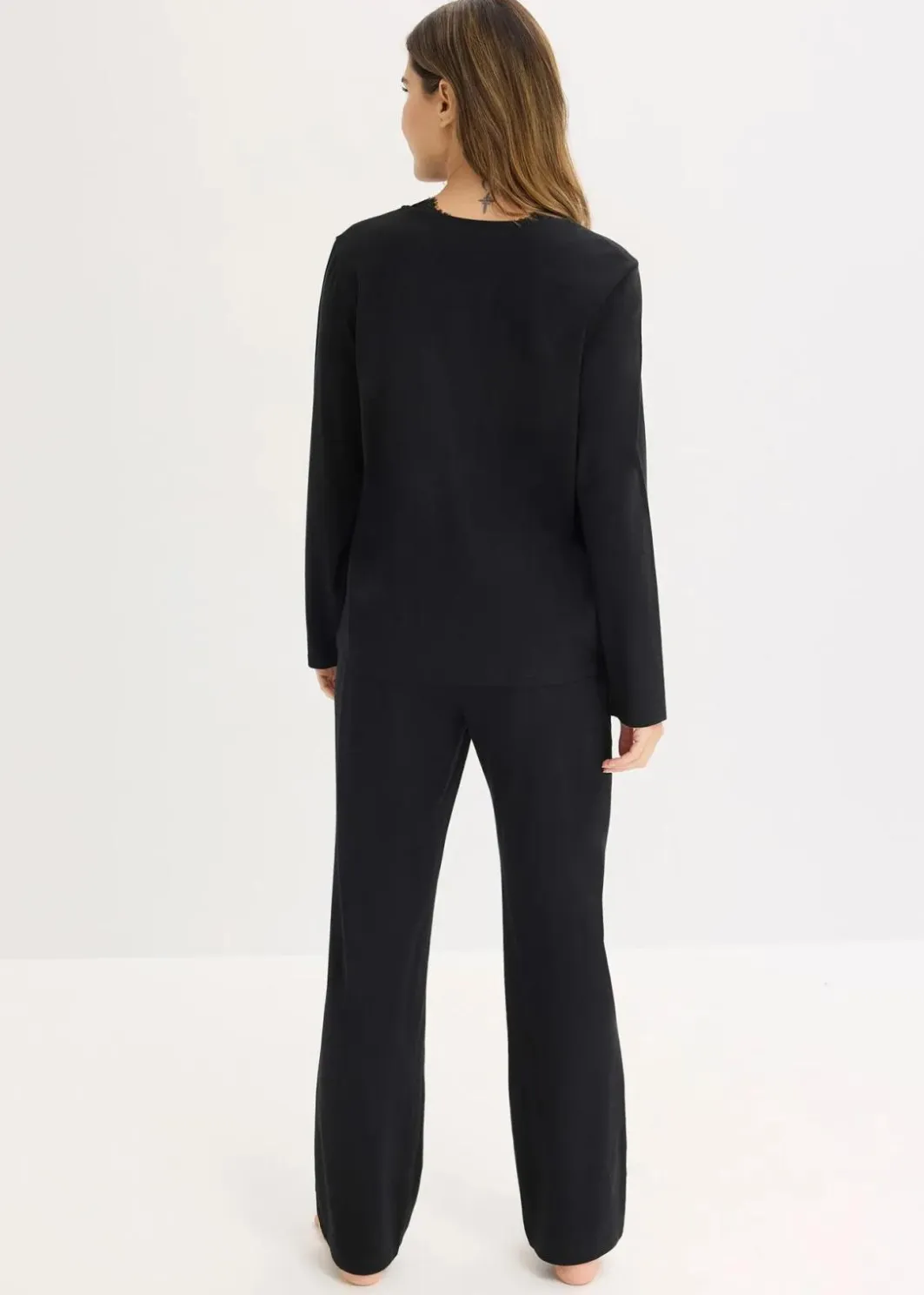 Damen bonprix Wäsche·Nachtwäsche|Nachtwäsche|Pyjama aus weicher Baumwolle